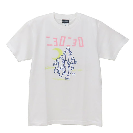 ムーミン Tシャツ T-SHIRTS ニョロニョロ WH Mサイズ 北欧 ワタナベ 半袖 キャラクター グッズ メール便可 シネマコレクション