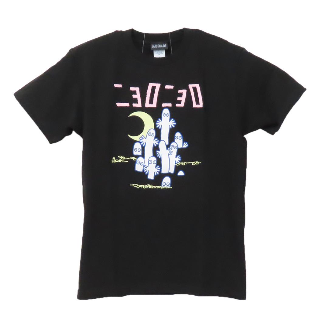 ムーミン Tシャツ T-SHIRTS ニョロニョロ BK Mサイズ 北欧 ワタナベ 半袖 キャラクター グッズ メール便可 シネマコレクション