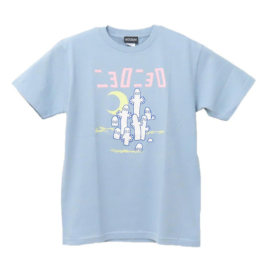 ムーミン Tシャツ T-SHIRTS ニョロニョロ BL Mサイズ 北欧 ワタナベ 半袖 キャラクター グッズ メール便可 シネマコレクション