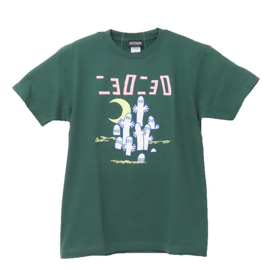 ムーミン Tシャツ T-SHIRTS ニョロニョロ GN Mサイズ 北欧 ワタナベ 半袖 キャラクター グッズ メール便可 シネマコレクション