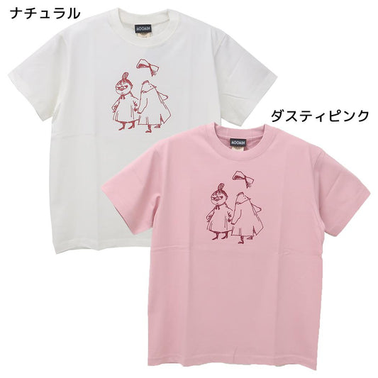 ムーミン Tシャツ オーガニックT-SHIRTS リトルミイ＆ニンニ Mサイズ 北欧 ワタナベ 半袖 キャラクター グッズ メール便可 シネマコレクション