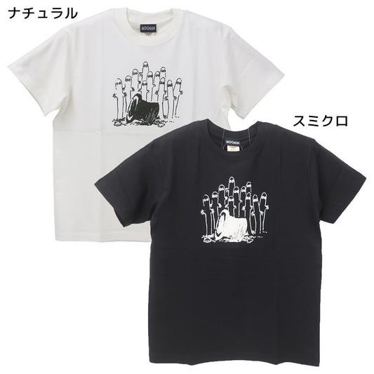 ムーミン Tシャツ オーガニックT-SHIRTS ニョロニョロ Mサイズ 北欧 ワタナベ 半袖 キャラクター グッズ メール便可 シネマコレクション
