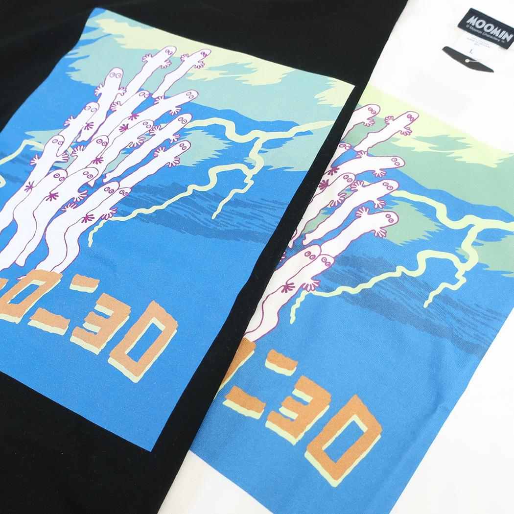 ムーミン Tシャツ T-SHIRTS ニョロニョロ ホワイト 北欧 ワタナベ