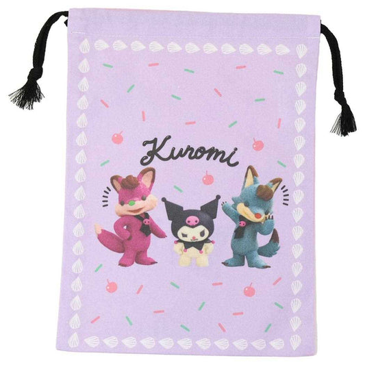 クロミ 巾着袋 きんちゃくポーチ Netflix サンリオ ワタナベ 小物入れ キャラクター グッズ メール便可 シネマコレクション