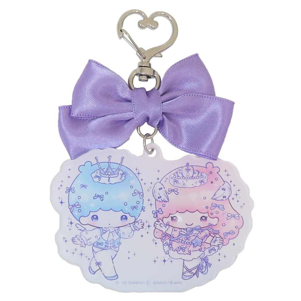 リトルツインスターズ キーリング リボンアクリルキーホルダー DollyMix サンリオ ワタナベ アクキー キャラクター グッズ メール便可 シネマコレクション