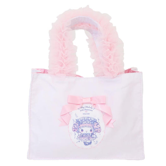 マイメロディ ミニバッグ フリルスクエアハンドバッグ DollyMix サンリオ ワタナベ 手提げかばん キャラクター グッズ シネマコレクション