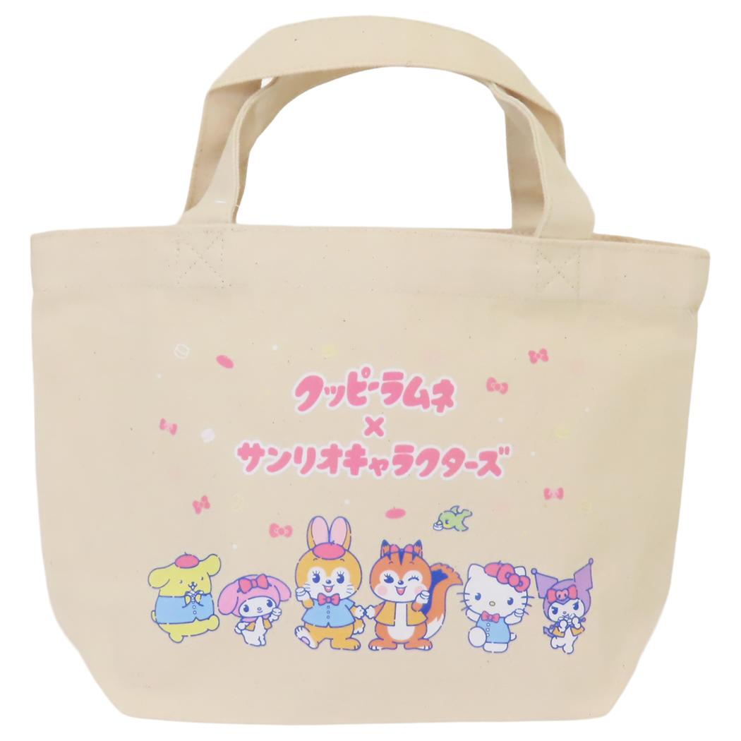 クッピーラムネxサンリオキャラクターズ ランチバッグ ランチトート NL サンリオ ワタナベ お弁当かばん ミニトート キャラクター グッズ メール便可 シネマコレクション