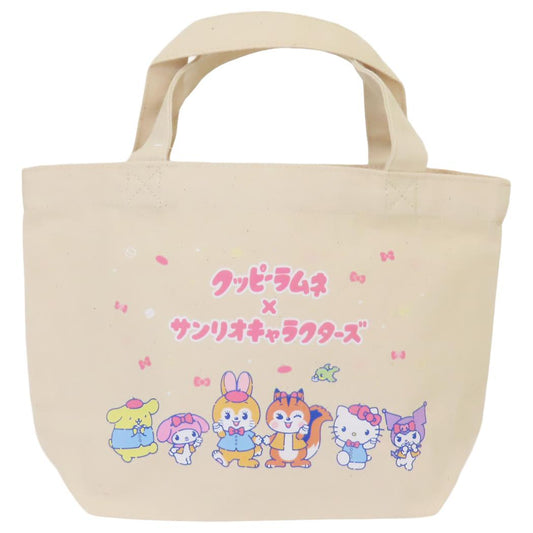 クッピーラムネxサンリオキャラクターズ ランチバッグ ランチトート NL サンリオ ワタナベ お弁当かばん ミニトート キャラクター グッズ メール便可 シネマコレクション