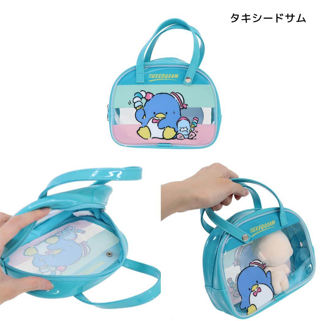 サンリオキャラクターズ コスメポーチ ボストンバッグ風ポーチ タキシードサム Sanrio ワタナベ