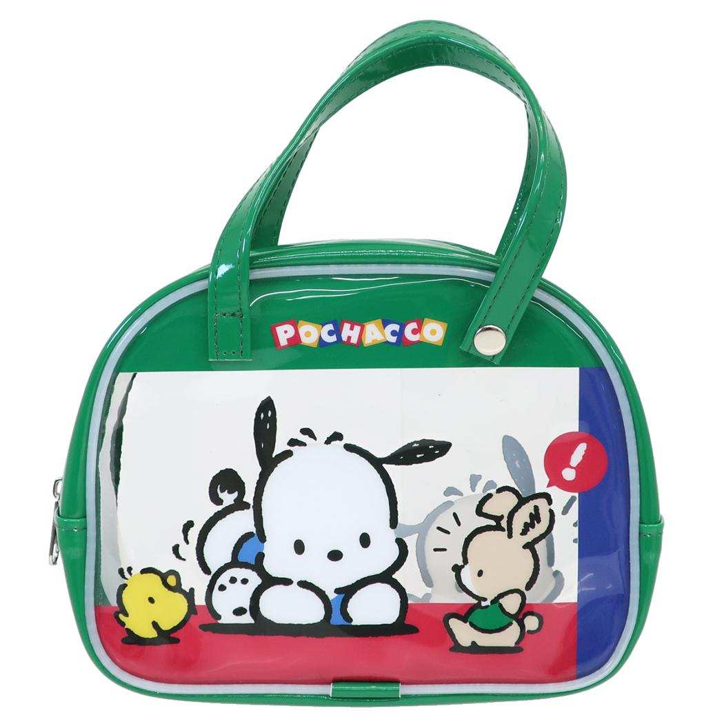サンリオキャラクターズ コスメポーチ ボストンバッグ風ポーチ ポチャッコ Sanrio ワタナベ