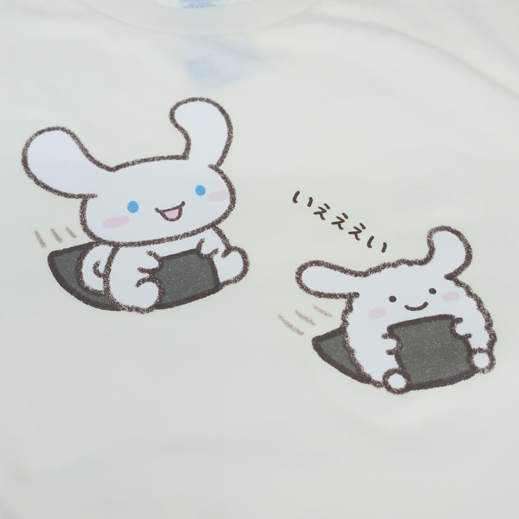 なんでもいきものxサンリオキャラクターズ Tシャツ レディース T-SHIRTS Mサイズ NMxCN/IV Sanrio ワタナベ