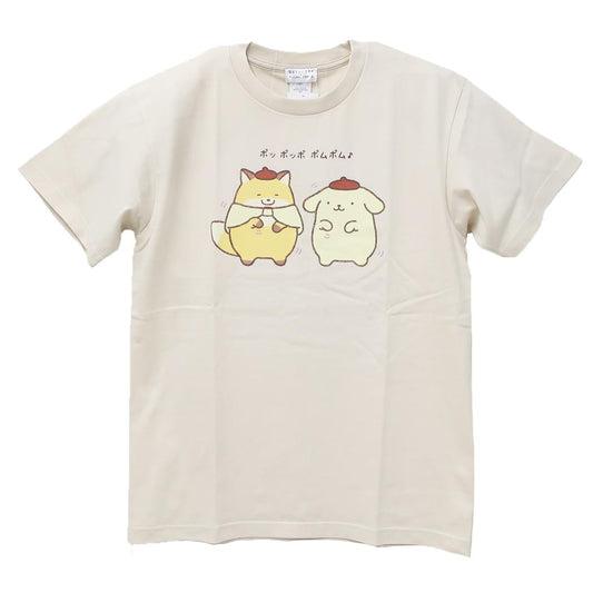 なんでもいきものxサンリオキャラクターズ Tシャツ レディース T-SHIRTS Mサイズ NMxPN/LBG Sanrio ワタナベ