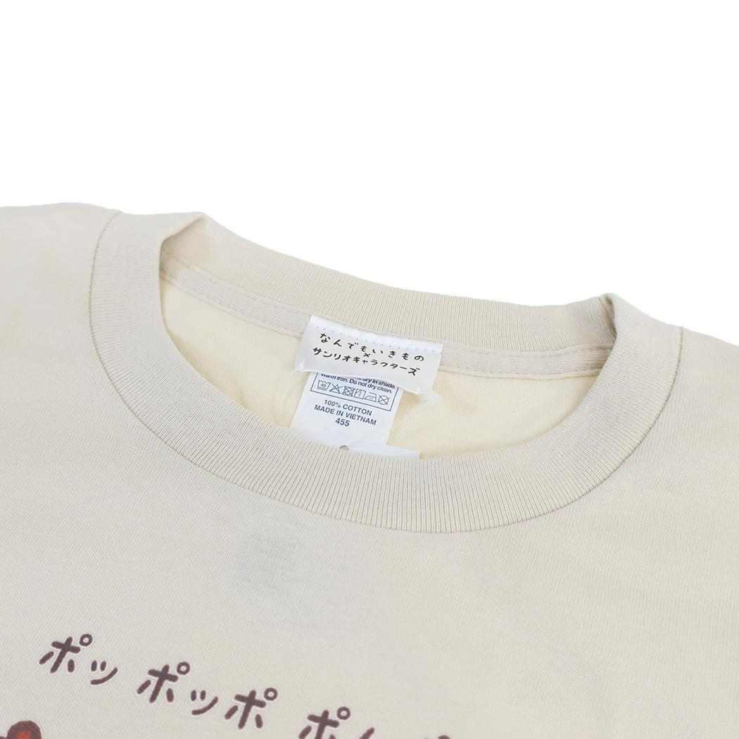 なんでもいきものxサンリオキャラクターズ Tシャツ レディース T-SHIRTS Mサイズ NMxPN/LBG Sanrio ワタナベ