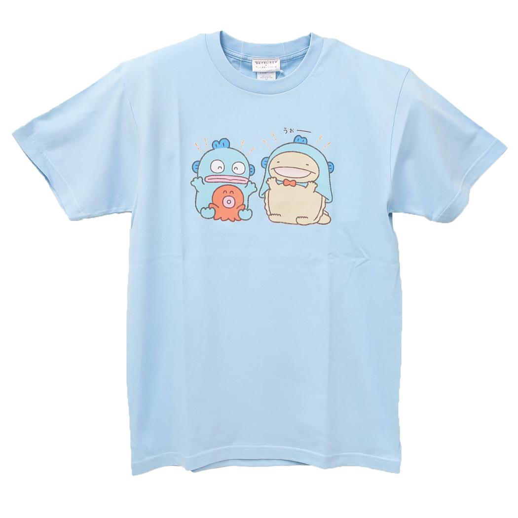 なんでもいきものxサンリオキャラクターズ Tシャツ レディース T-SHIRTS Mサイズ NMxHG/LBL Sanrio ワタナベ