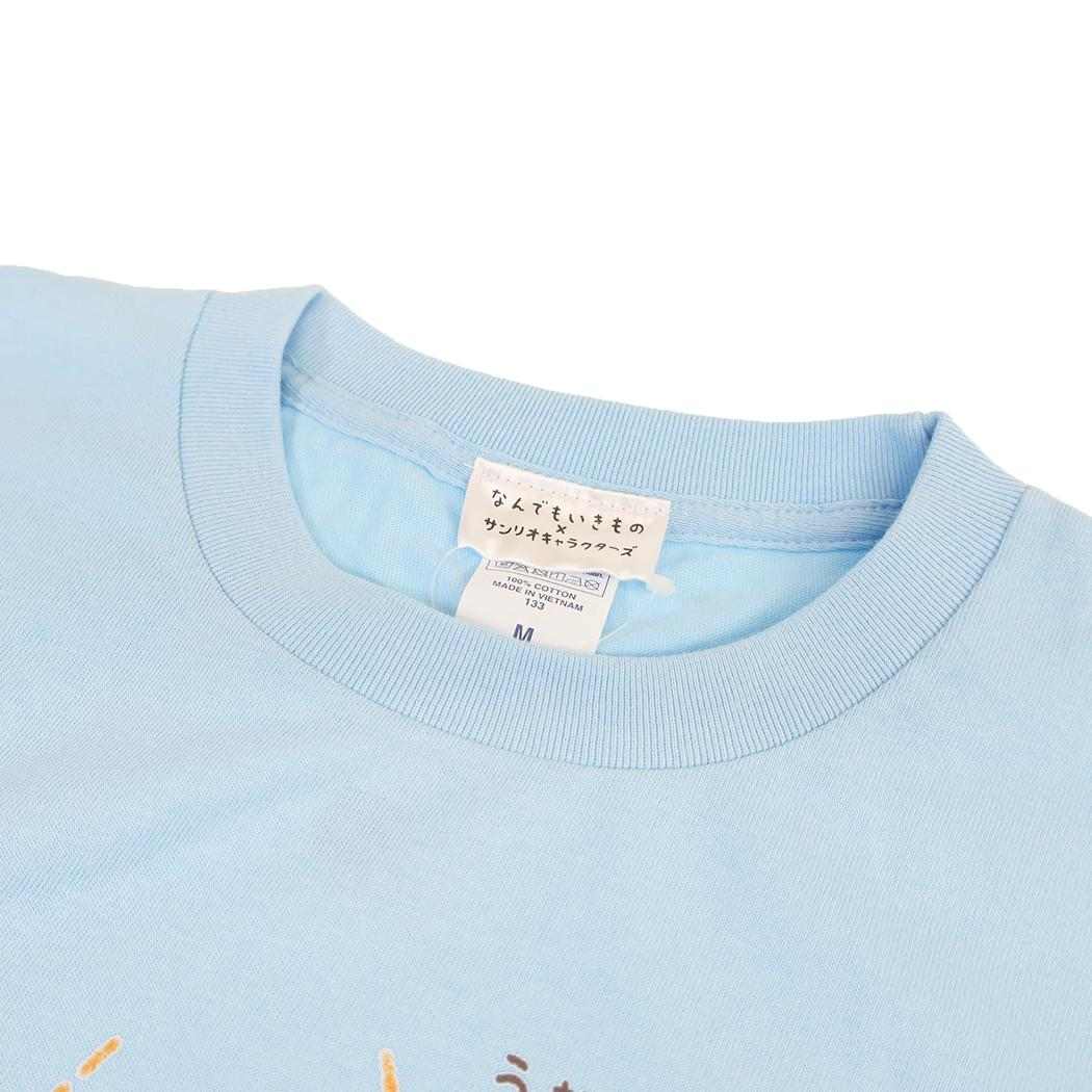 なんでもいきものxサンリオキャラクターズ Tシャツ レディース T-SHIRTS Mサイズ NMxHG/LBL Sanrio ワタナベ