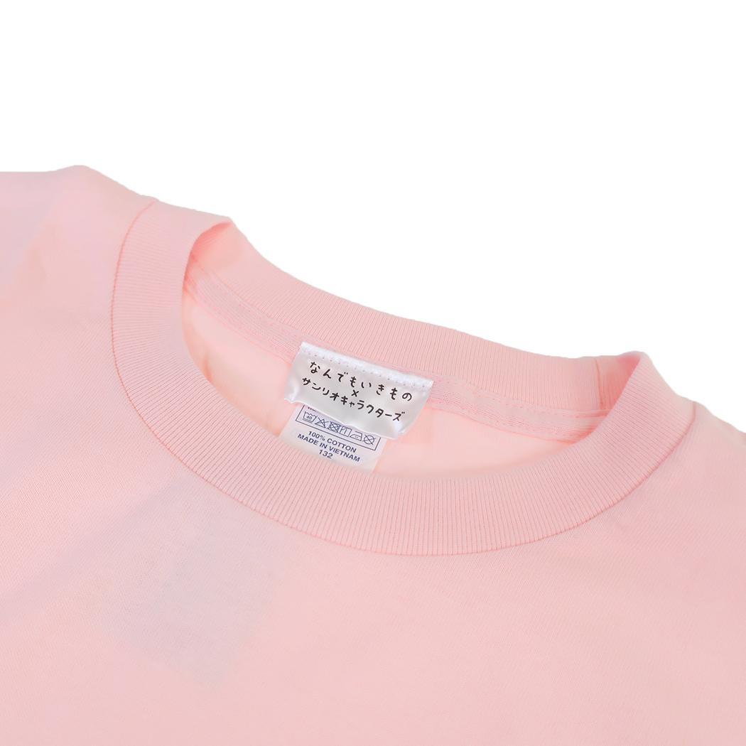 なんでもいきものxサンリオキャラクターズ Tシャツ レディース T-SHIRTS Mサイズ NMxMMKU/LPK Sanrio ワタナベ