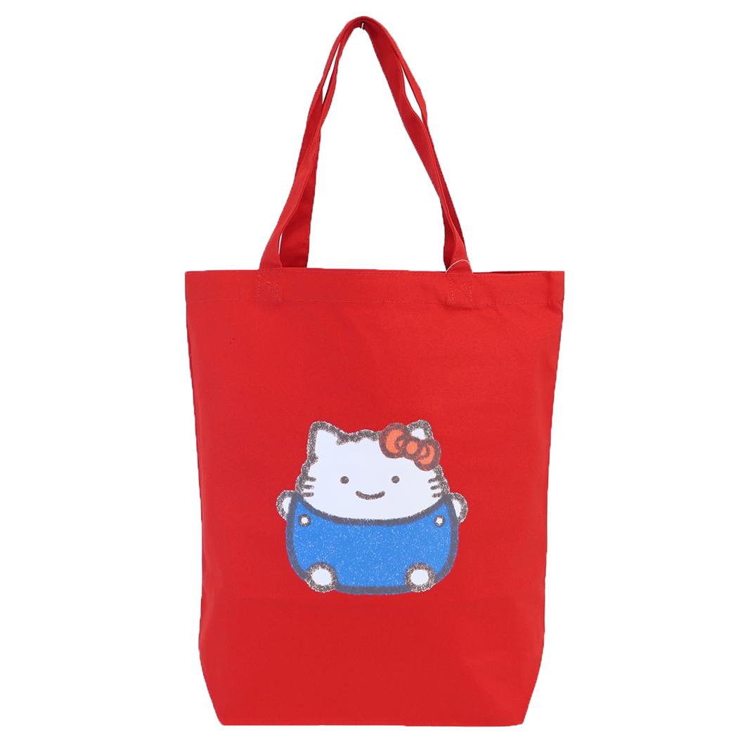 なんでもいきものxサンリオキャラクターズ 手提げかばん トートバッグ NMxKT/RD Sanrio ワタナベ