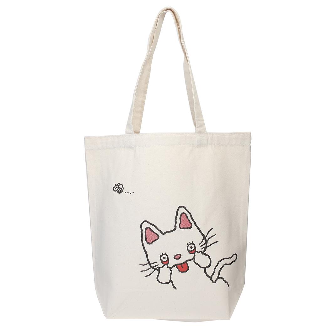 ノンタン トートバッグ 帆布トート あかんべ NL ワタナベ 手提げかばん 絵本キャラクター グッズ メール便可 シネマコレクション