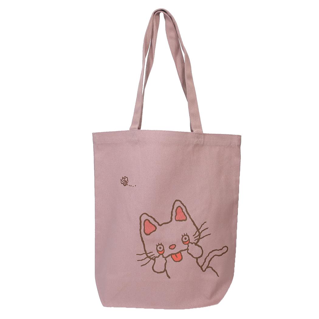 ノンタン トートバッグ 帆布トート あかんべ PK ワタナベ 手提げかばん 絵本キャラクター グッズ メール便可 シネマコレクション