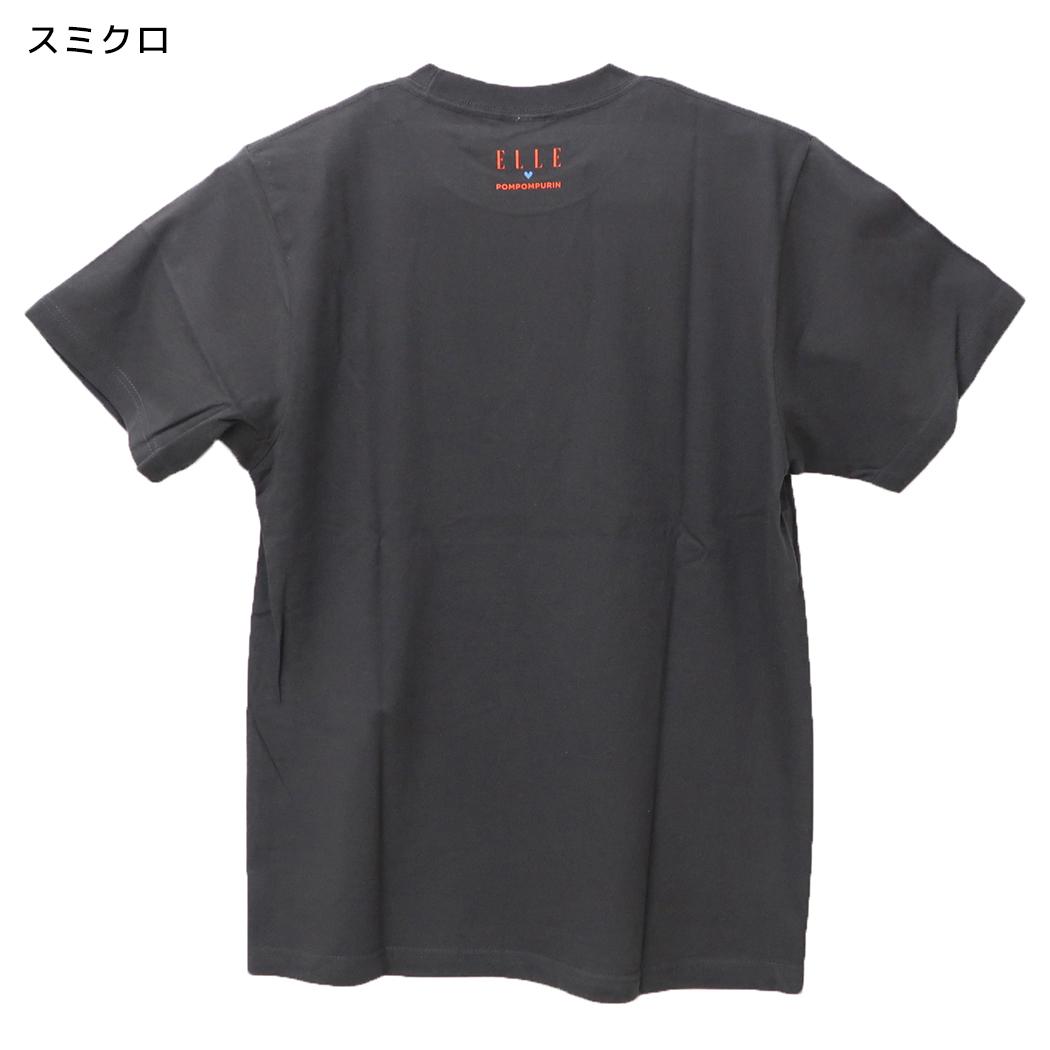 ELLExポムポムプリン T-SHIRTS プレミアムTシャツ スミクロ ワタナベ