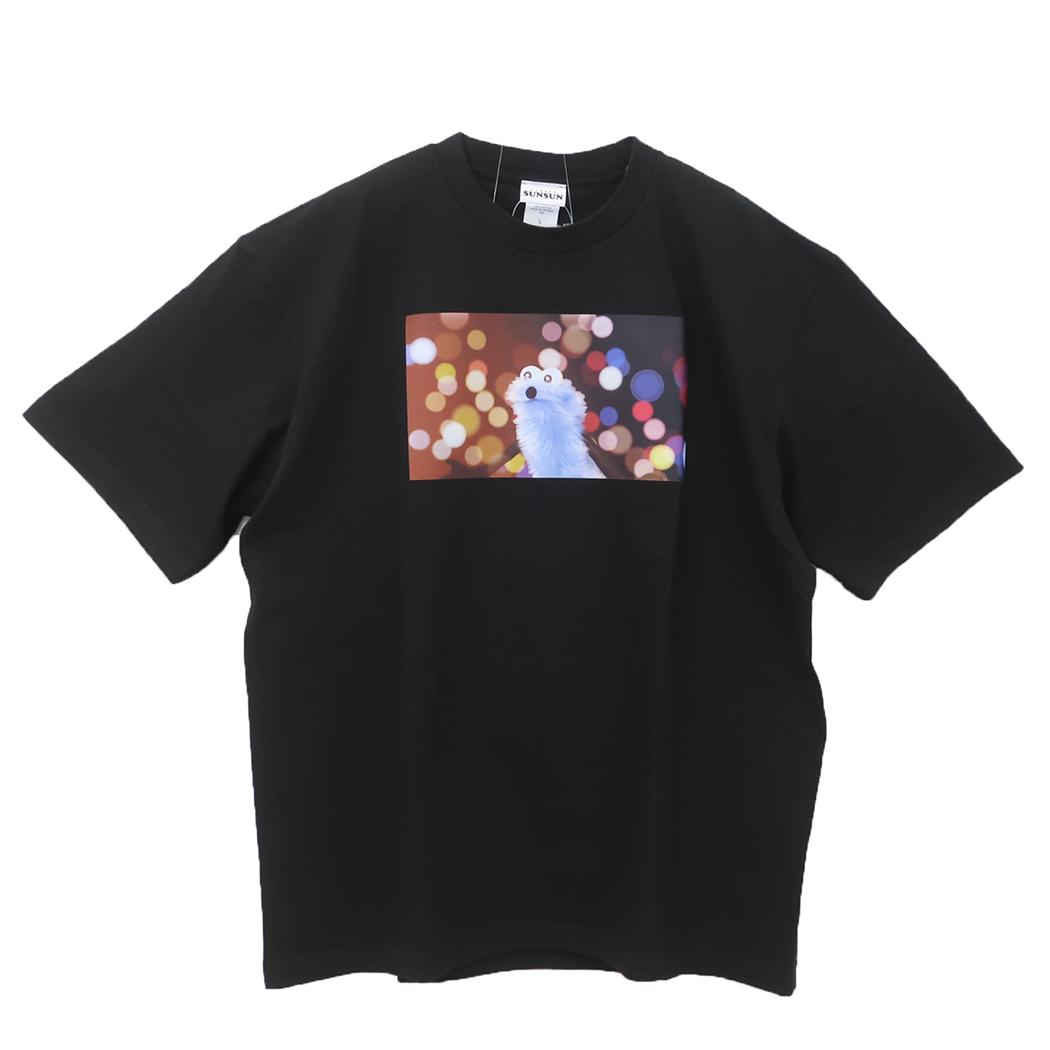 パペットスンスンTシャツビッグT-SHIRTSライトBKPUPPETSUNSUNワタナベ半袖キャラクターグッズメール便可シネマコレクション