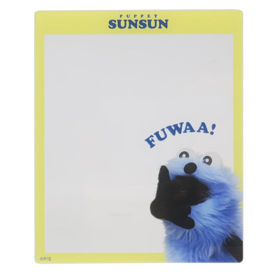 パペットスンスン クリアカード アクリルフォトカード FUWAA！ PUPPET SUNSUN ワタナベ 写真 推し活 キャラクター グッズ メール便可 シネマコレクション