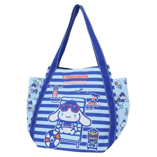 シナモロールトートバッグプリントバルーンバッグサンリオ手提げかばんかわいいキャラクターグッズシネマコレクション