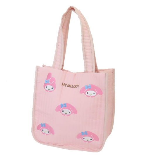 マイメロディ トートバッグ ダイカット刺繍ヌビトート サンリオ ヤスダ通商 手提げかばん お弁当かばん キャラクター グッズ シネマコレクション