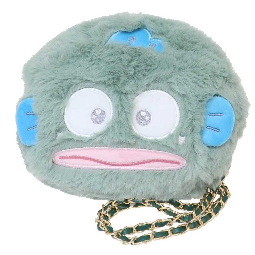 ハンギョドン ショルダーバッグ HGダイカットファーショルダー112 サンリオ ヤスダ通商 斜め掛けかばん キャラクター グッズ シネマコレクション