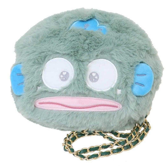 ハンギョドン ショルダーバッグ HGダイカットファーショルダー112 サンリオ ヤスダ通商 斜め掛けかばん キャラクター グッズ シネマコレクション