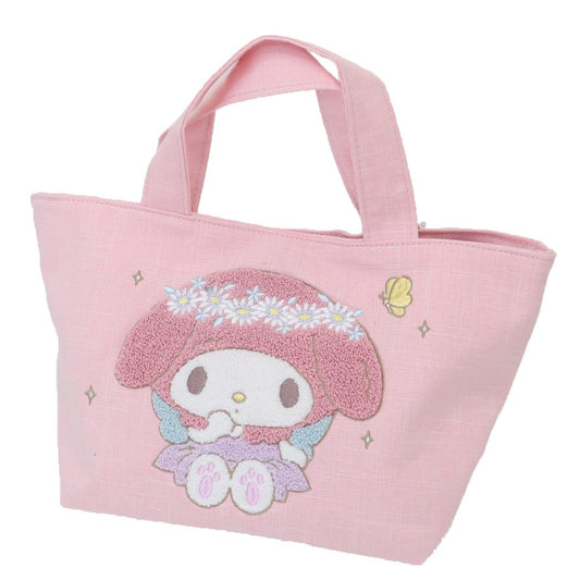 マイメロディ ランチバッグ サガラ刺繍トートバッグ サンリオ ヤスダ通商 ミニトート お弁当かばん キャラクター グッズ メール便可 シネマコレクション