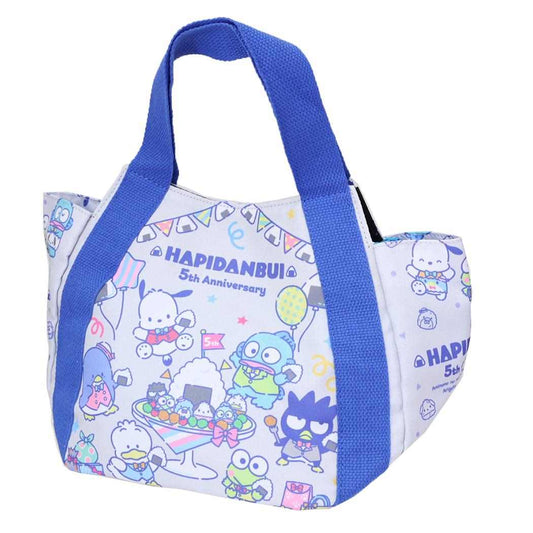 はぴだんぶい ランチバッグ HV5thランチ バルーンランチバッグ 4925 おにぎり サンリオ ヤスダ通商 ミニトート お弁当かばん キャラクター グッズ メール便可 シネマコレクション