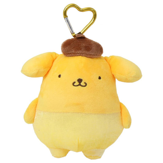 ポムポムプリン ミニポーチ 日焼けマスコットポーチ サンリオ ヤスダ通商 小物入れ キャラクター グッズ シネマコレクション