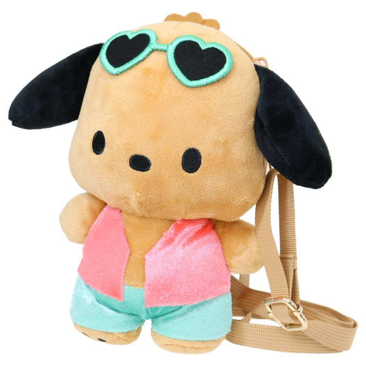 ポチャッコ ミニショルダー 日焼けマスコットショルダーバッグ サンリオ ヤスダ通商 プレゼント キャラクター グッズ シネマコレクション
