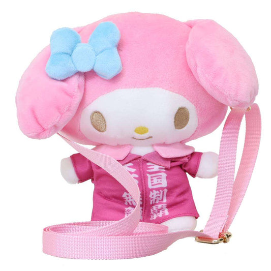 マイメロディ ミニショルダー ガクランショルダー 青春応援団 学生服シリーズ サンリオ ヤスダ通商 ぬいぐるみポシェット キャラクター グッズ シネマコレクション