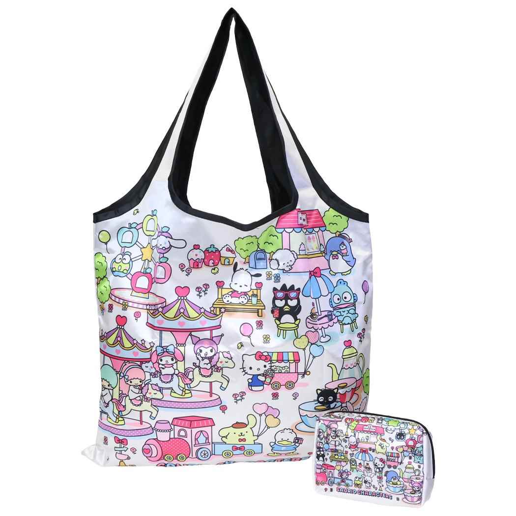 サンリオキャラクターズ ショッピングバッグ エコバッグ 6328 Sanrio ヤスダ通商 お買い物かばん キャラクター グッズ メール便可 シネマコレクション