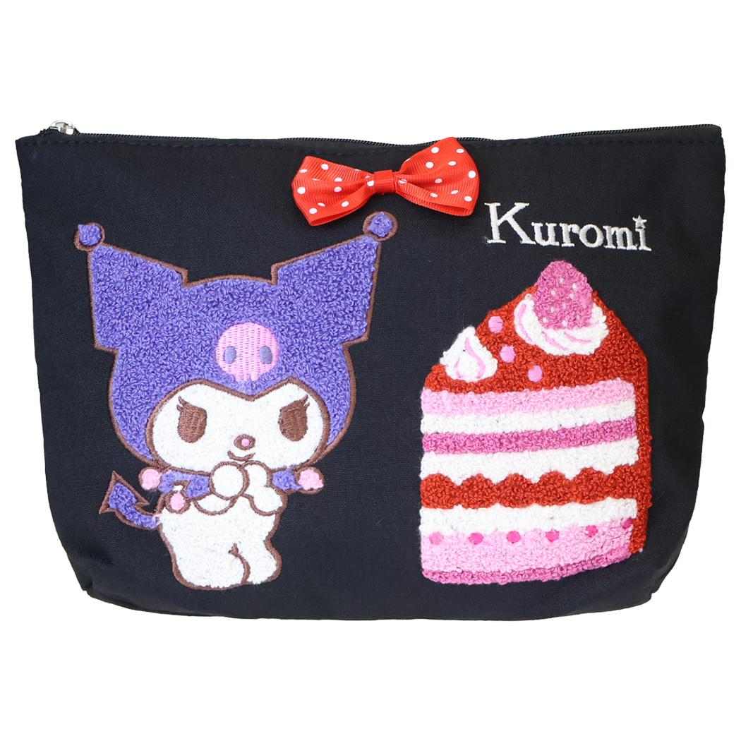 クロミ コスメポーチ サガラ刺繍 ポーチ ショートケーキ サンリオ ヤスダ通商