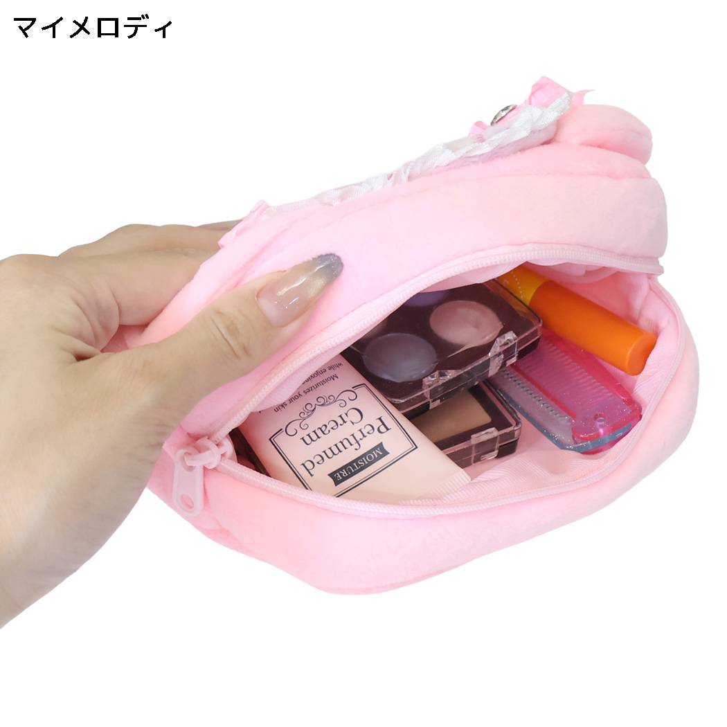 サンリオキャラクターズ マルチポーチ ダイカット ミニポーチ 化粧ポーチ マイメロディ Sanrio ヤスダ通商