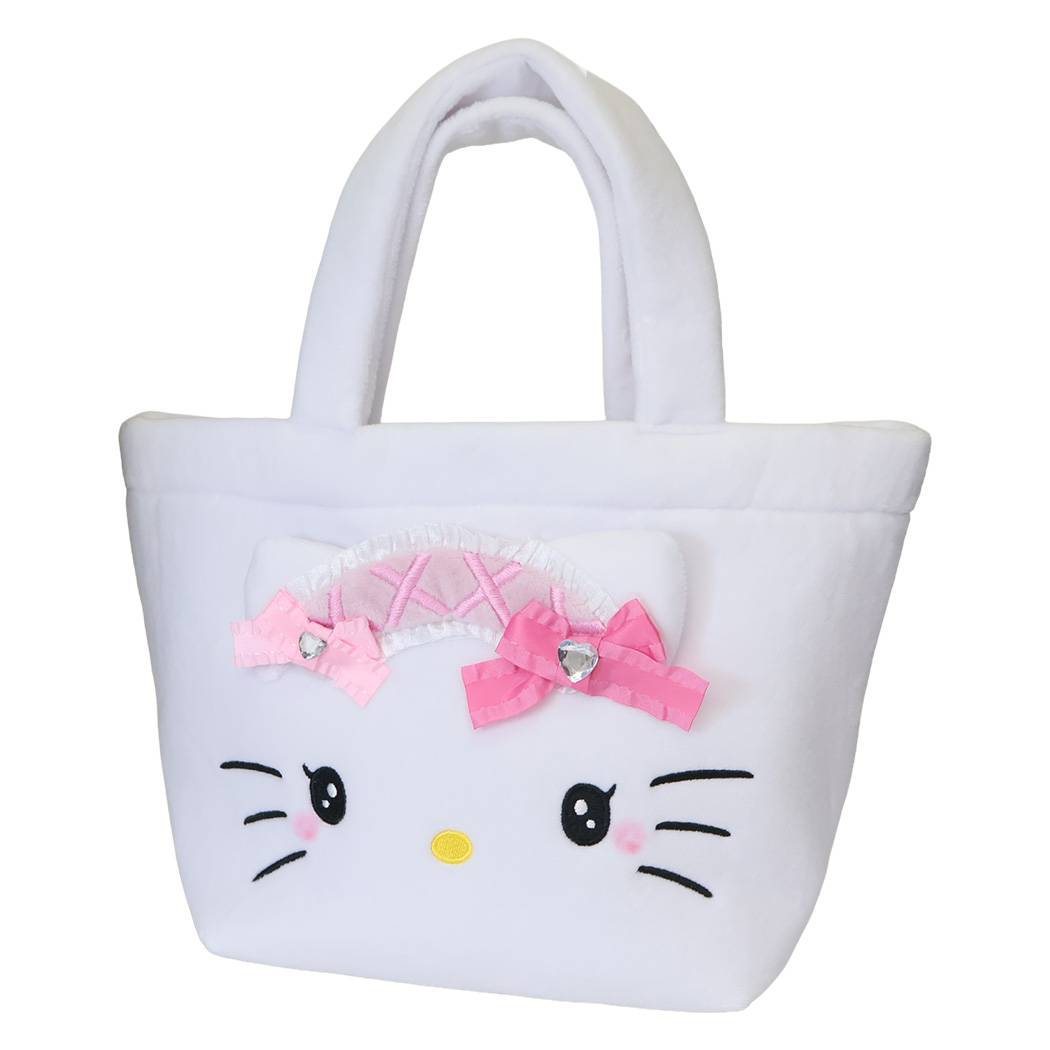 サンリオキャラクターズ トートバッグ ダイカット ミニトート 手さげ ランチバッグ ハローキティ Sanrio ヤスダ通商
