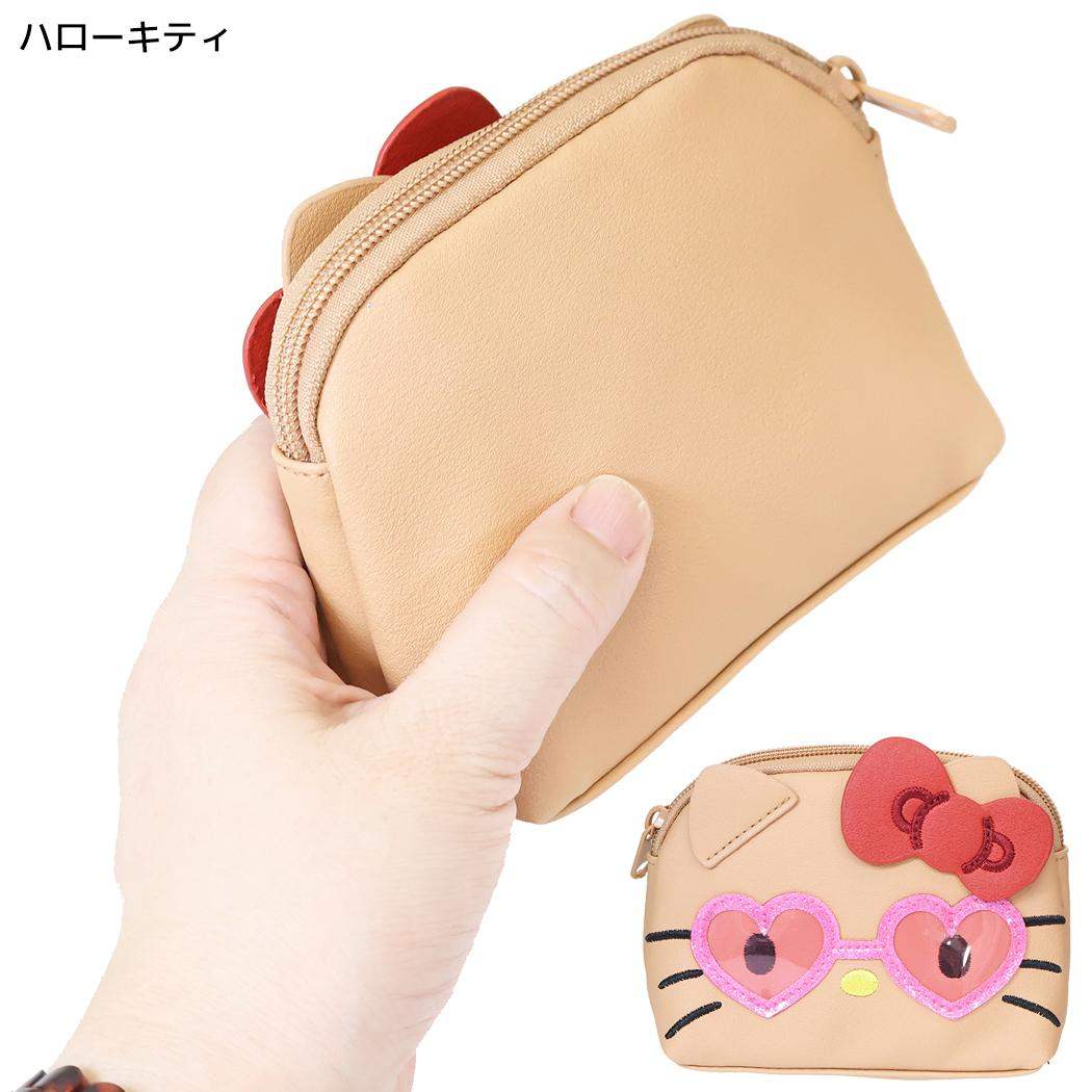 サンリオキャラクターズ コスメポーチ サングラスポーチ グラサンシリーズ ハローキティ Sanrio ヤスダ通商