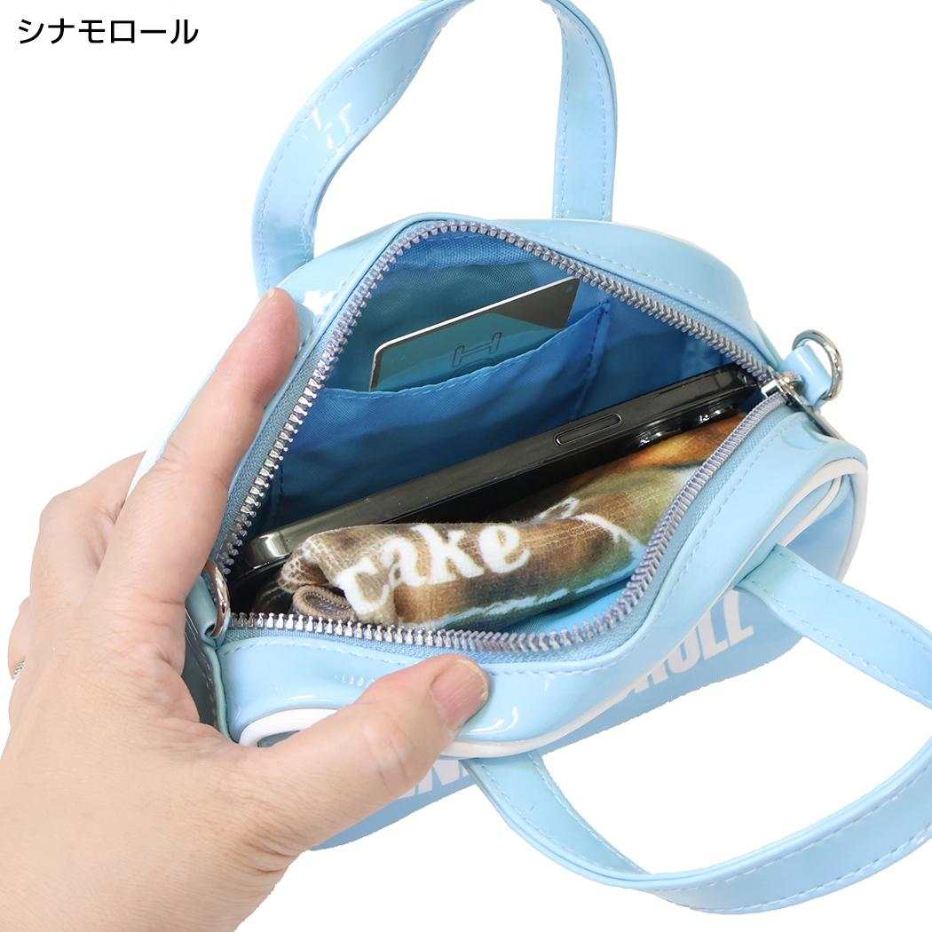 サンリオキャラクターズ ショルダーバッグ エナメルミニボストン ショルダーバッグ シナモロール Sanrio ヤスダ通商