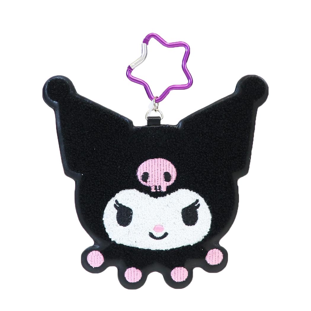 サンリオキャラクターズ キーホルダー サガラ刺繍BIGチャーム クロミ Sanrio ヤスダ通商