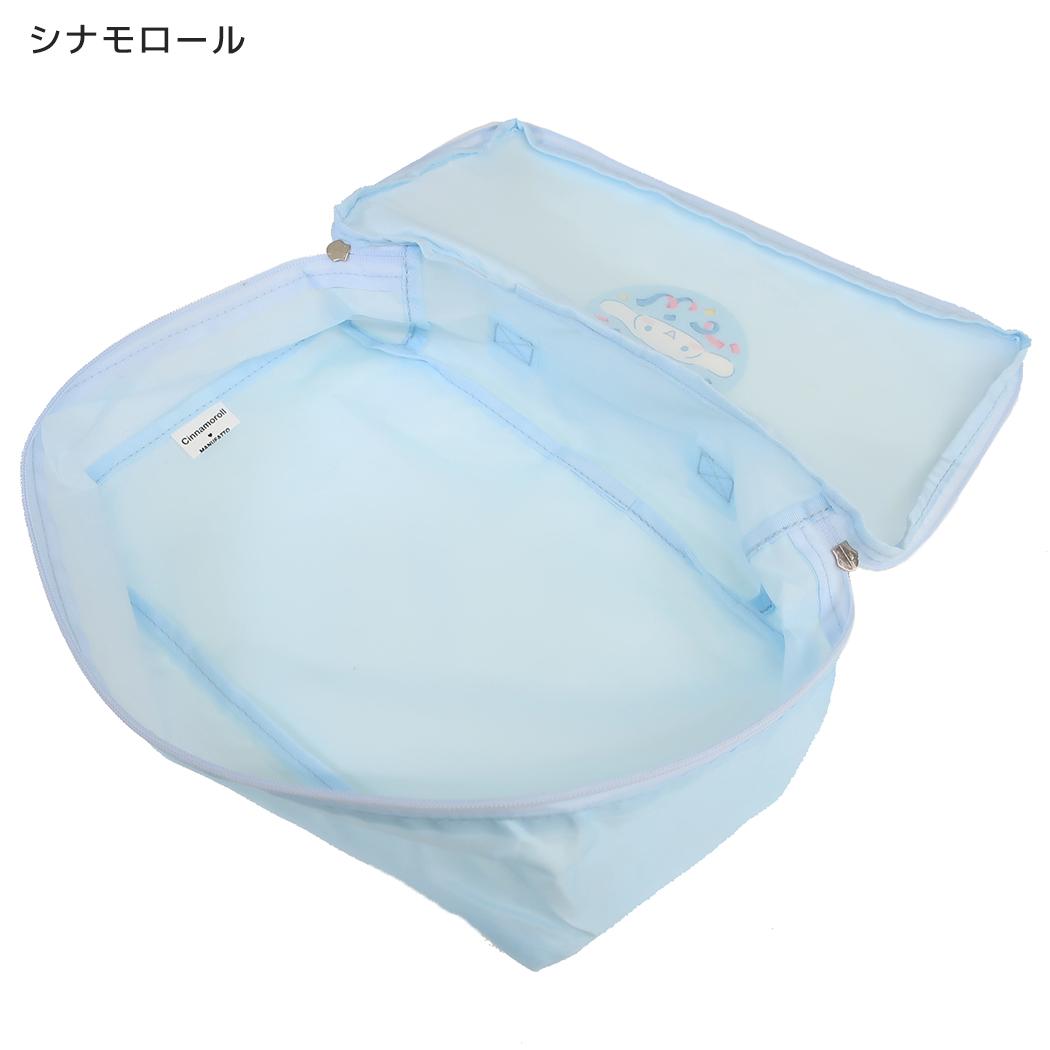 サンリオキャラクターズ トラベルポーチ マルチ収納ケース 3つセット シナモロール Sanrio ヤスダ通商