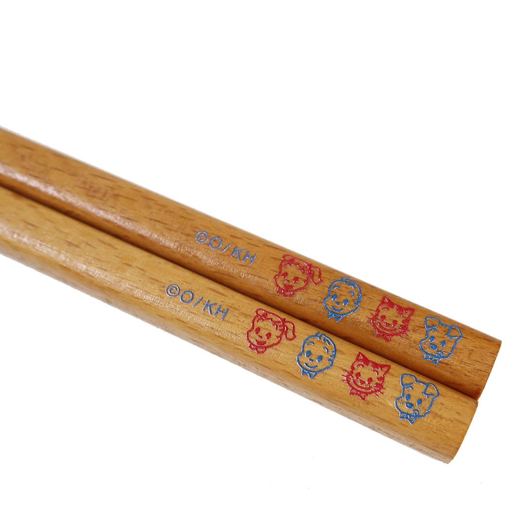 オサムグッズ とり箸 木製菜箸 フェイス Osamu Goods ヤクセル
