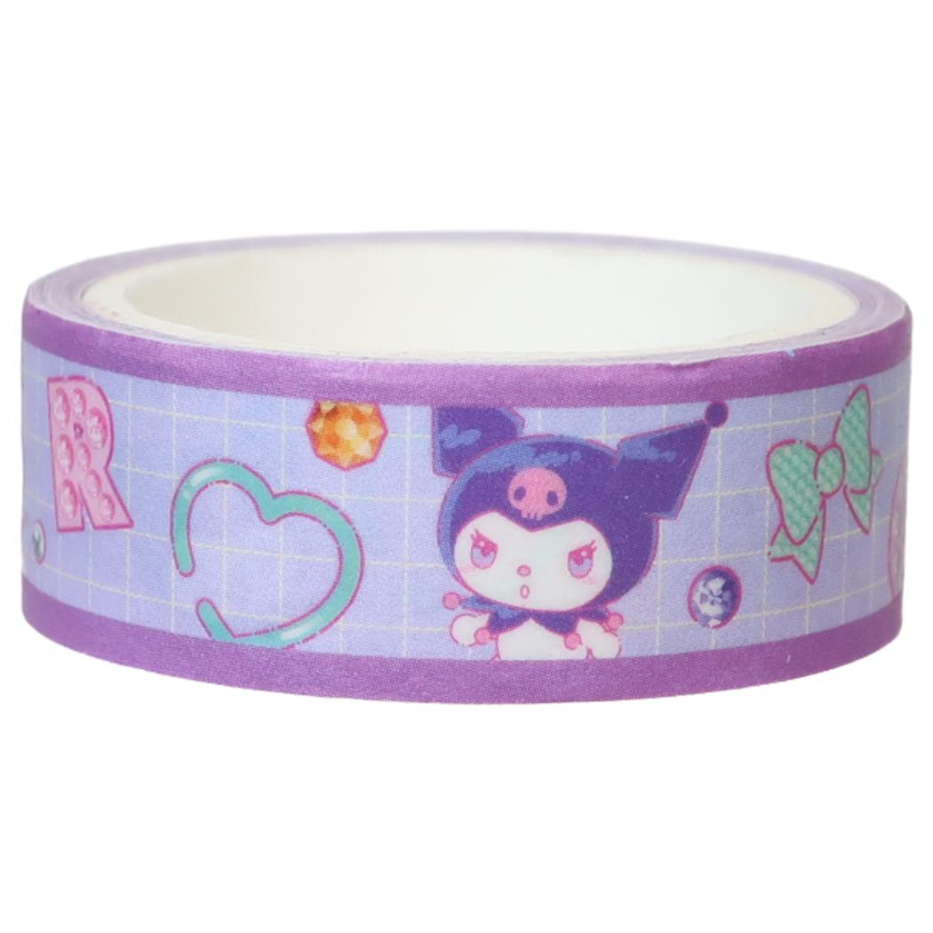 クロミ マスキングテープ 蓄光 15mmマステ KUROMIs Current Mood サンリオ 山野紙業 デコレーション かわいい キャラクター グッズ メール便可 シネマコレクション