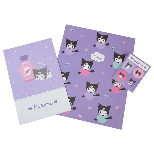 クロミ レターセット 手紙セット シンプルかわいい サンリオ 山野紙業 便箋＆封筒 キャラクター グッズ メール便可 シネマコレクション