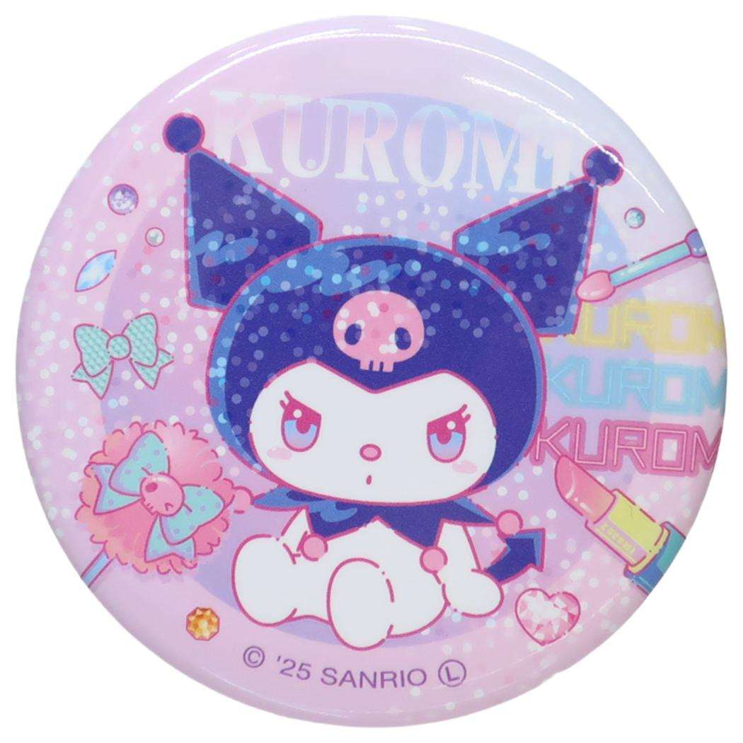 クロミ カンバッジ 缶バッジ KUROMIs Current Mood サンリオ 山野紙業 コレクション雑貨 キャラクター グッズ メール便可 シネマコレクション