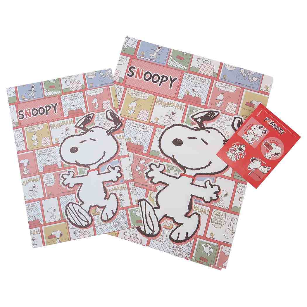 スヌーピー レターセット 手紙セット Comic red ピーナッツ 山野紙業 便箋＆封筒 キャラクター グッズ メール便可 シネマコレクション