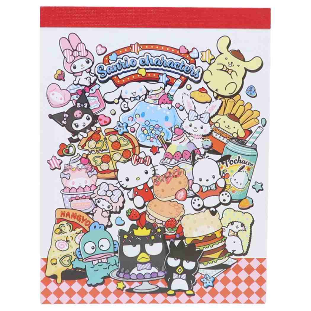 サンリオキャラクターズ メモ帳 ミニメモ ミニミニメモ アメリカンダイナー Sanrio 山野紙業 新学期準備文具 キャラクター グッズ メール便可 シネマコレクション