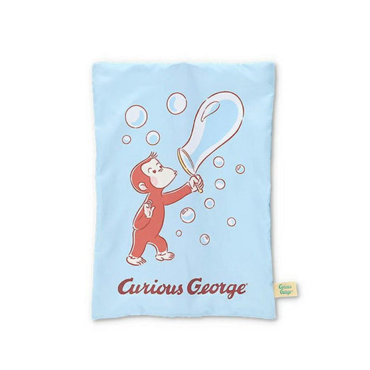 おさるのジョージ トラベルポーチ ネットポーチM ブルー Curious George ゾーウィー プレゼント 絵本キャラクター グッズ メール便可 シネマコレクション
